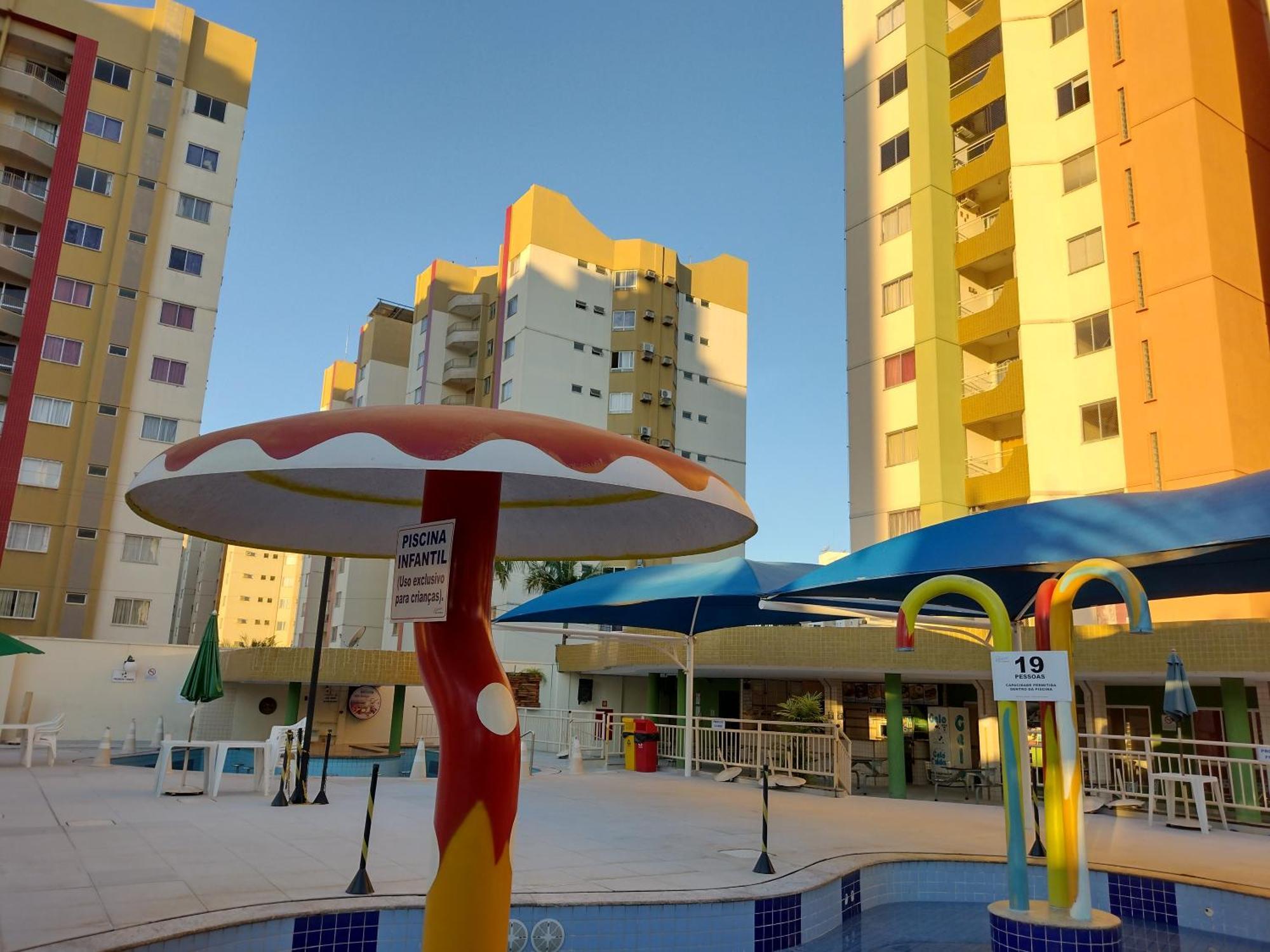 Apartamento Vitoria Thermas - 3 Quartos - Achei Ferias - Com Roupa De Cama Caldas Novas