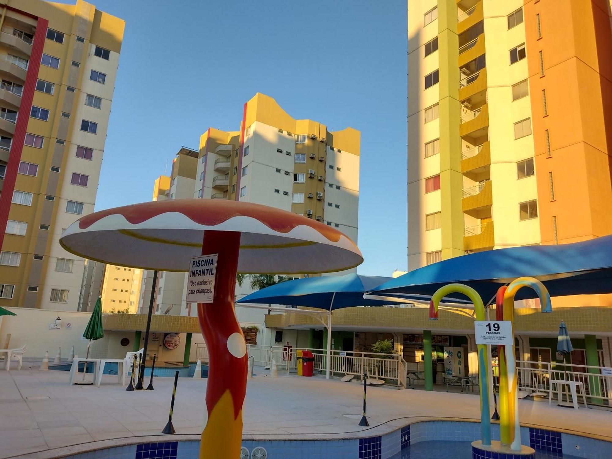 Vitoria Thermas - 3 Quartos - Achei Ferias - Com Roupa De Cama Apartamento